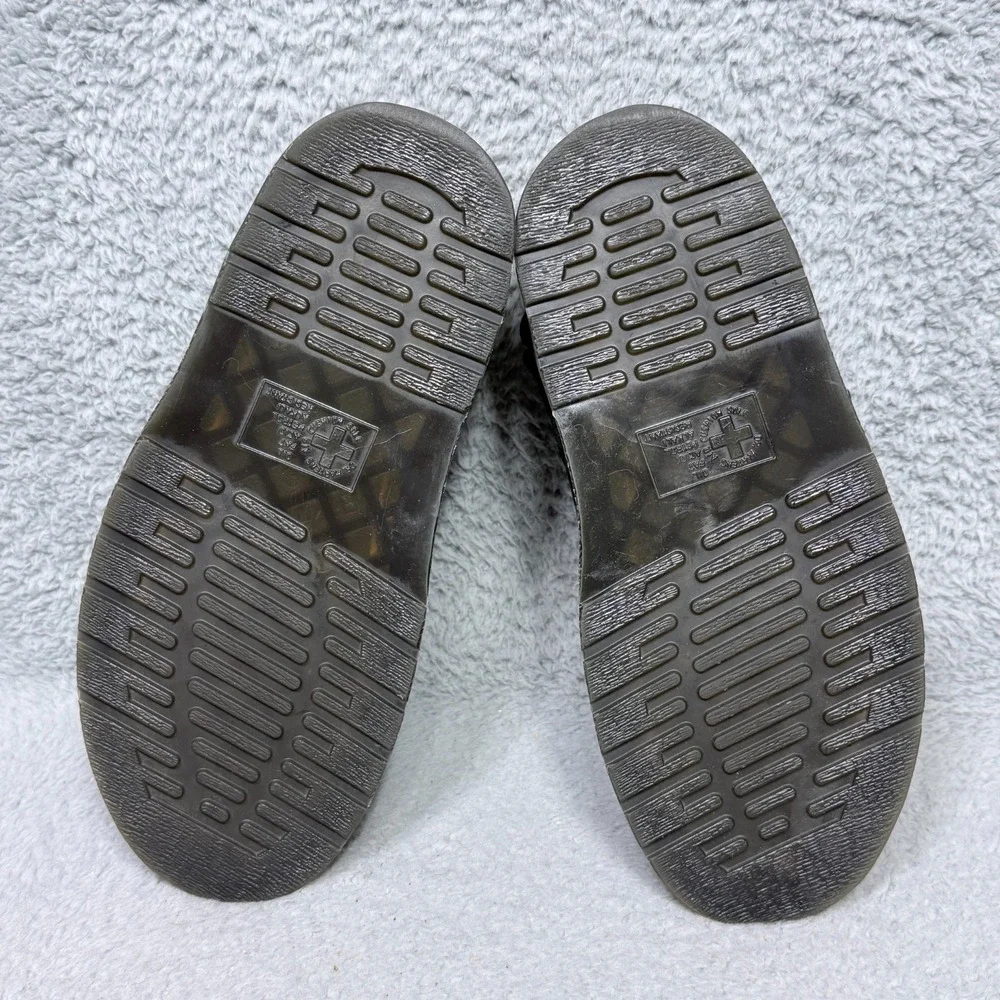 Dr Martens Jorge II Faux Fur Lined Womens Size 7 Slingback Mules Shoes Black - Picture 7 of 9
